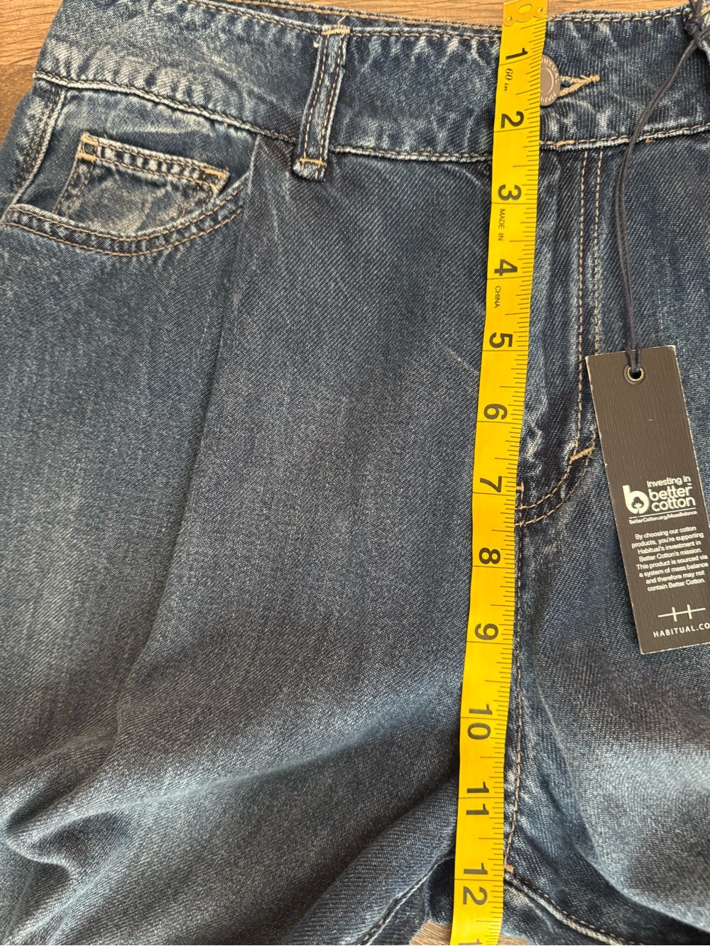 Habitual Relaxed-Fit Washed Blue Jeans - Picture 6 of 8